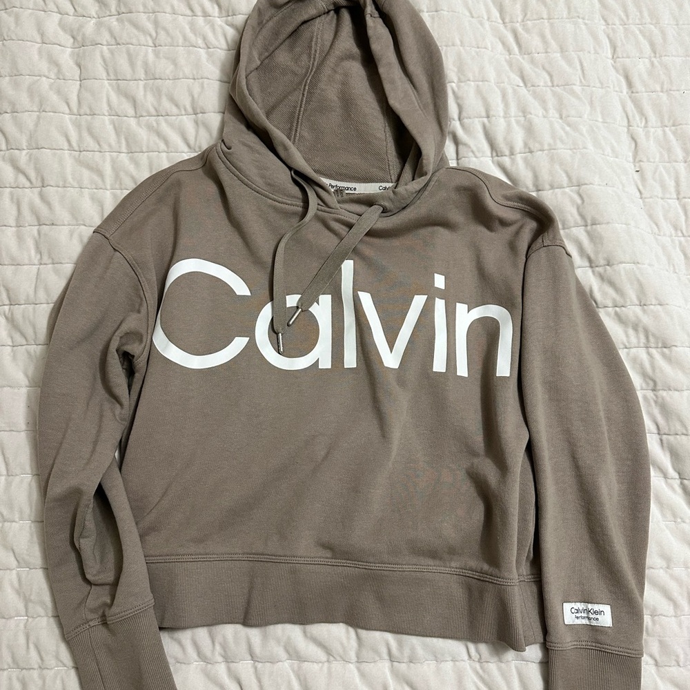 Calvin Klein crop hoodie